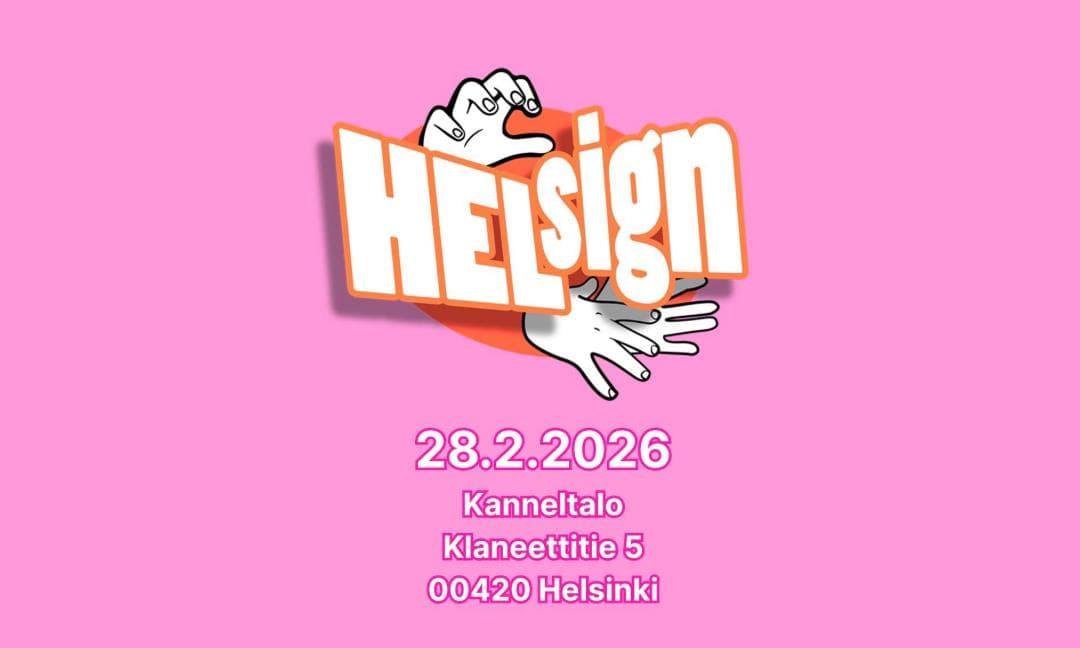 HELsign 2026 – Viittomakielinen kulttuuritapahtuma